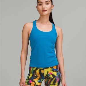 Poolside blue swiftly tech tank top race length size 4